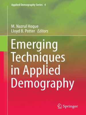 cover image of Emerging Techniques in Applied Demography